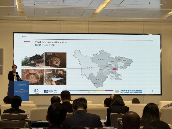 赢金配资 学者费代丽卡·贾科米尼分享意大利文物保护方法论 为四川石质文化遗产保护提供新思路